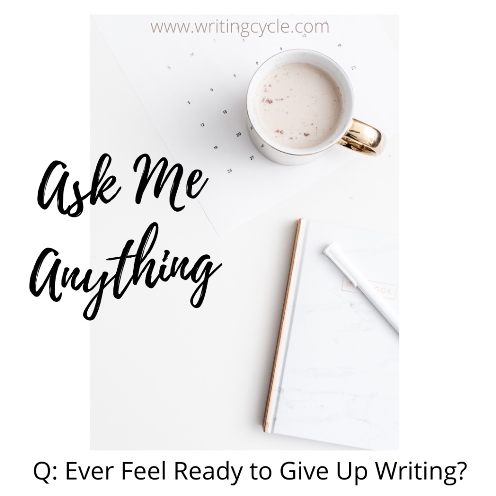 give up writing